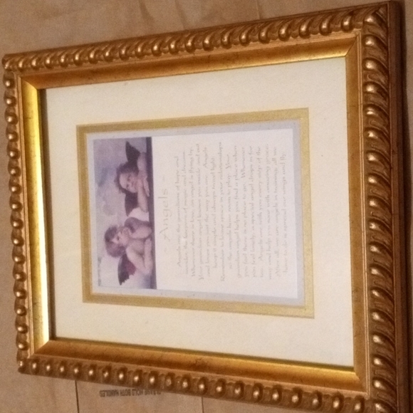 Angels Picture Gold Frame - Picture 1 of 7